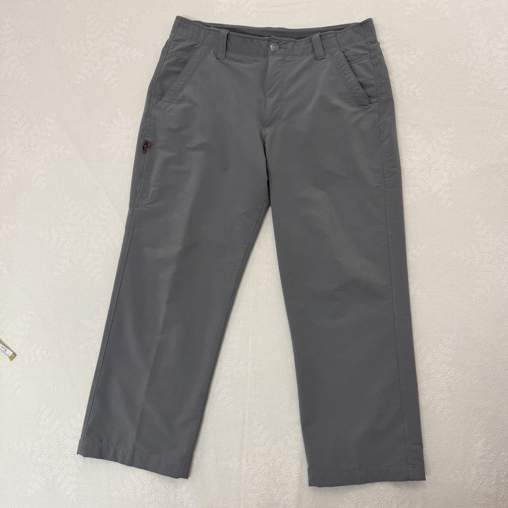 Ascend Explorer Mens Hiking Pants 36x30 Gray Stretch Outdoor Fishing Cabelas